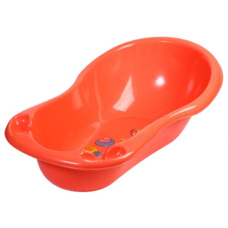 Ванночка для купания детская 96 см цвет каралловый