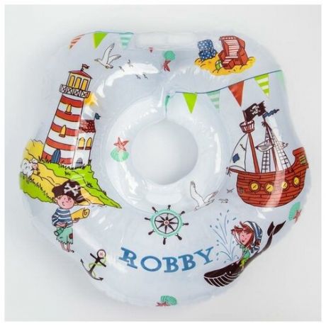 Надувной круг на шею для купания малышей Robby, «Пираты»