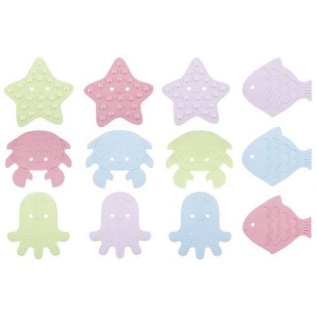 Набор мини-ковриков для ванной Sea animals Roxy-Kids RBM-012-SA