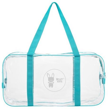 ROXY-KIDS сумка в роддом прозрачная бирюзовый
