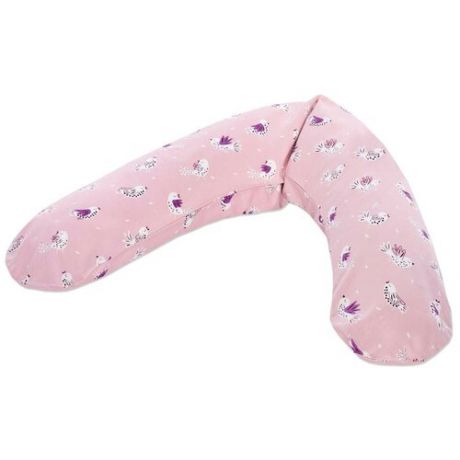 Подушка для беременных TheraLine 170 Птички розовая