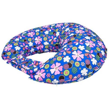 Подушка для кормления Mobilbaby Цветы пейчворк