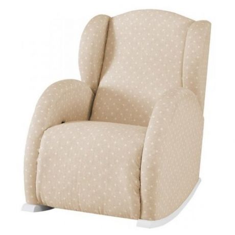 Кресло для мамы Micuna Wing/Flor Relax (текстиль), white/galaxy grey