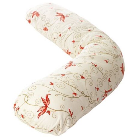 Подушка для беременных и кормящих мам 140 см Цветочный луг (синтепух)