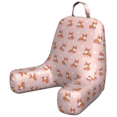 Кресло подушка для чтения Ambesonne "Корги королевы", 50x42 см