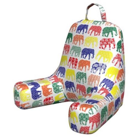 Кресло подушка для чтения Ambesonne "Узоры для всех слонов", 50x42 см