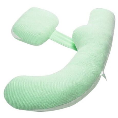 Подушка для кормящих и беременных (Зеленый/белый)