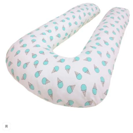 Подушка для беременных с наволочкой U 300 см,мороженки