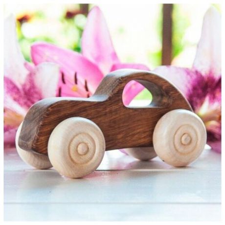 Машинка "Ретро" - Деревянная игрушка, Леснушки L0803