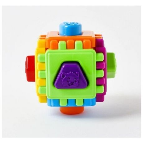 Развивающая игрушка, "Альтернатива" Логический куб "Геометрик