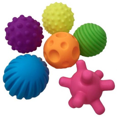 Тактильные мячики для развития мелкой моторики ребенка / массажные мячики антистресс