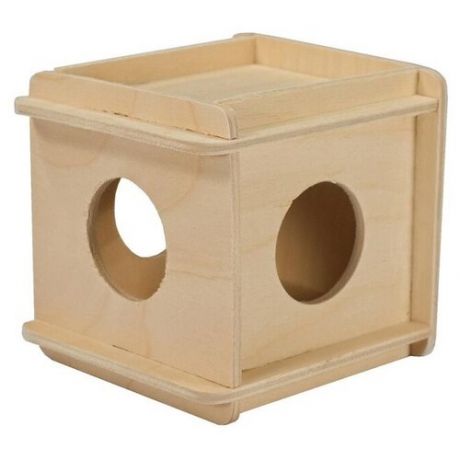 Игрушка кубик малый деревянный 10*10*h11,5см 1/1 1 шт
