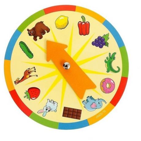 Тактильное лото ZABIAKA с игрушками, "Животные и продукты", по методике Монтессори (4348869)