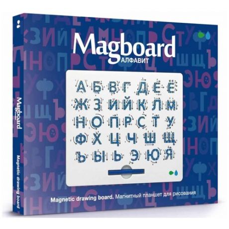 Обучающий набор Назад К Истокам Magboard Алфавит синий