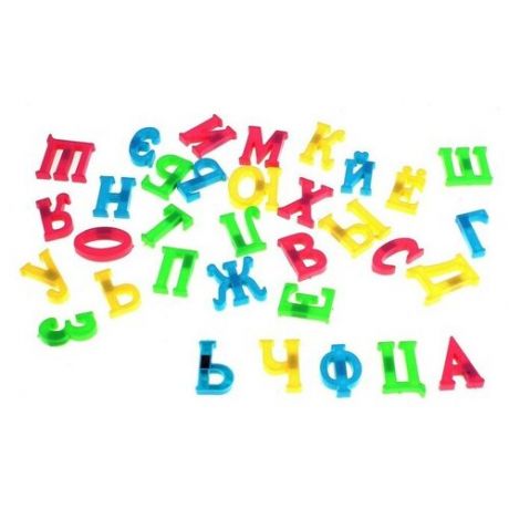 Market-Space Алфавит магнитный "Русский язык", 33 шт высота буквы — 2,8 см