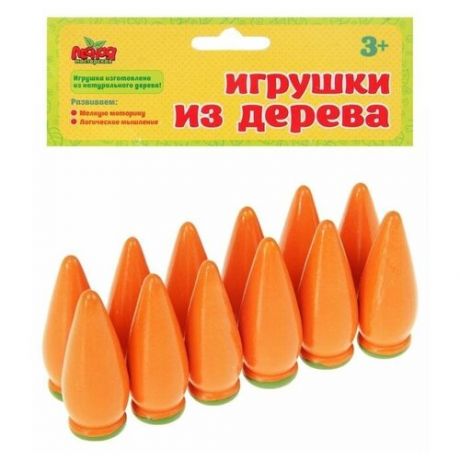 Счетный материал Лесная мастерская Морковь 452161 оранжевый