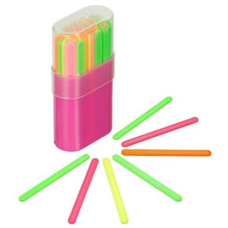 Счетные палочки СТАММ (30 штук) многоцветные, в пластиковом пенале, СП06