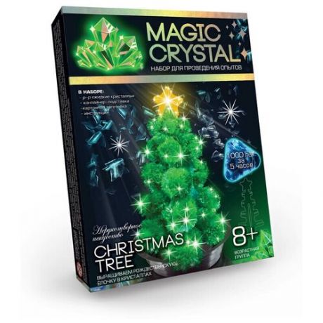 Набор для исследований Danko Toys Magic Crystal Нерукотворное искусство №3 Christmas tree