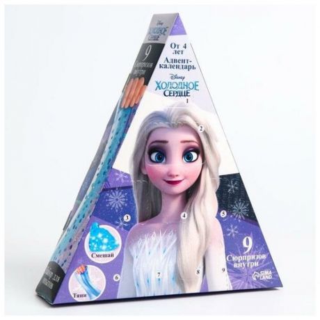 Адвент-календарь набор опытов и сюрпризов "Frozen", Холодное сердце