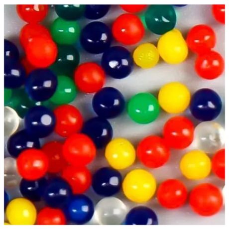 Игрушка антистресс, орбизы, гидрогелевые шарики орбиз гиганты разноцветные, растущие игрушки, гидрогель, растущий гель "Цветной" (набор 12 пакетов)