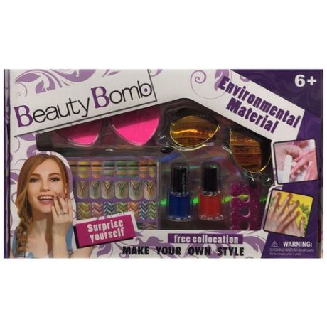 Детский набор для создания маникюра и дизайна ногтей Beauty Bomb