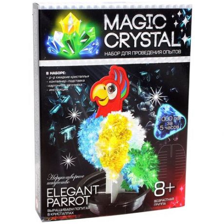 Набор для исследований Danko Toys Magic Crystal Нерукотворное искусство № 6 Elegant parrot