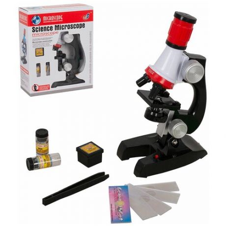 Микроскоп с аксессуарами, 10 предметов (С2121)