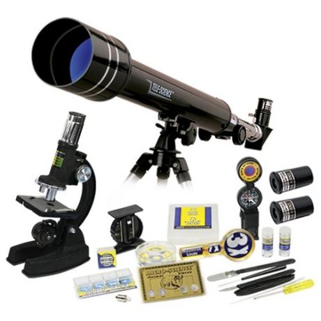 Телескоп 20,30,40х и микроскоп 100,200,450х Eastcolight (в подарочном кейсе) 2088