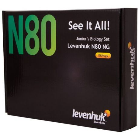 Набор микропрепаратов Levenhuk N80 NG "Увидеть все!"