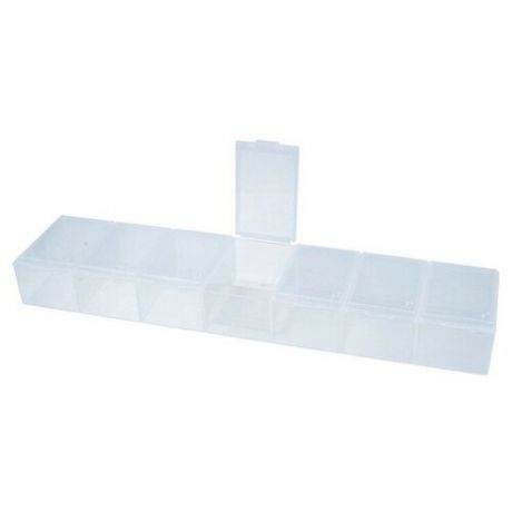 Gamma" Коробка для швейных принадлежностей, пластик ОМ-148 прозрачная
