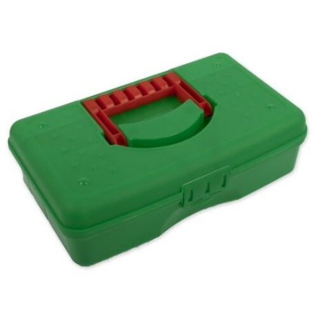 Коробка для швейных принадлежностей Gamma, 29,5x17,5x8,5 см, цвет: зелёный, арт. OM-016