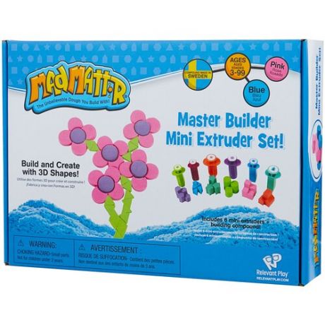 Масса для лепки MAD MATTR Master Builder Mini Extruder Set (220-104)