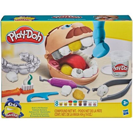 Масса для лепки Play-Doh Мистер зубастик с золотыми зубами (F1259)