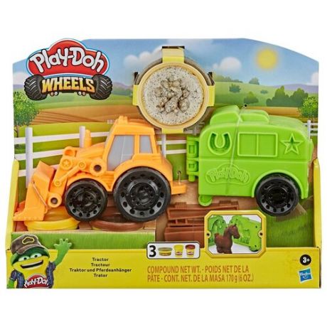 Масса для лепки Play-Doh Wheels Трактор (F1012)