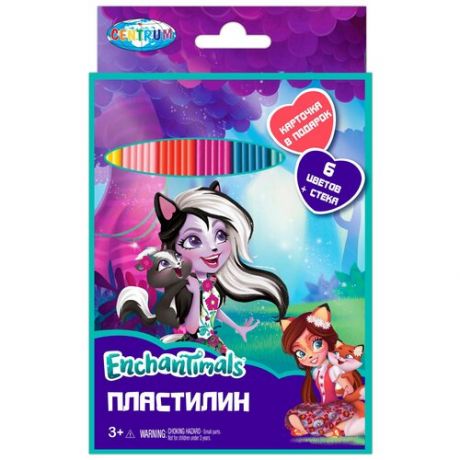 Пластилин CENTRUM Enchantimals 6 цветов (88615)