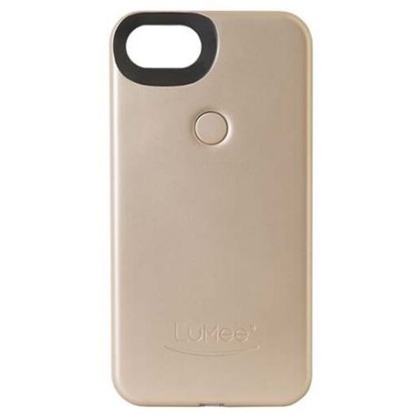 Чехол LuMee Two с подсветкой для iPhone 7 золотой