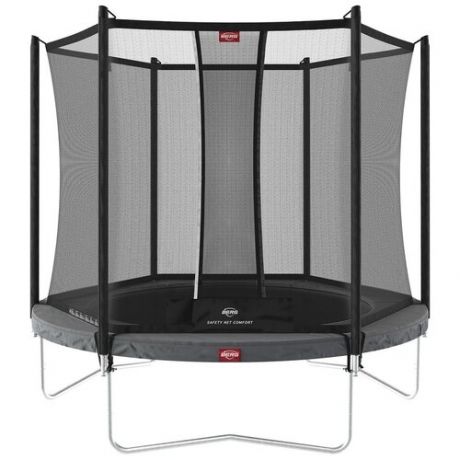 Батут Berg 35.07.33.00 Favorit Regular с внутренней сеткой Safety Net Comfort 7 футов - 200 см (grey)