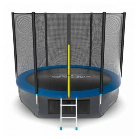 Батут с внешней сеткой и лестницей EVO JUMP External 10ft (Blue) + Lower net.