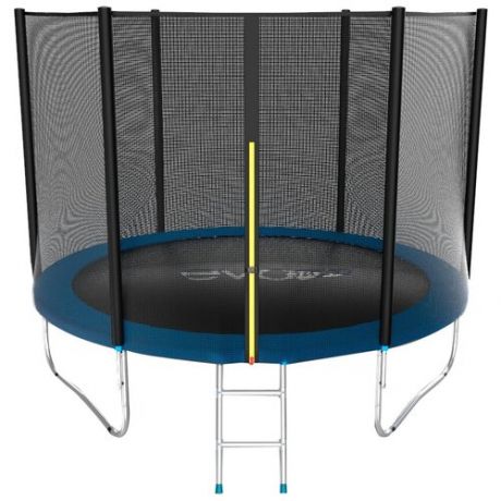 EVO JUMP External 10ft (Blue) Батут с внешней сеткой и лестницей, диаметр 10ft (синий)