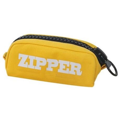 Школьный пенал "Zipper" желтый цвет