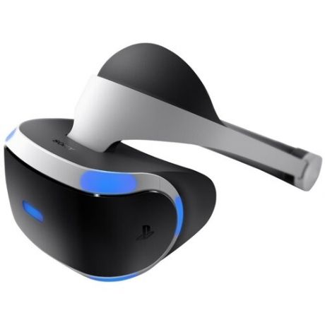 Шлем виртуальной реальности Sony PlayStation VR (CUH-ZVR2) + Camera + 2 Move Motion Controller + PlayStation VR Worlds + Gran Turismo Sport , черно-белый