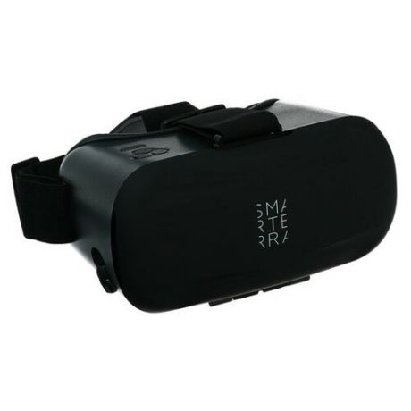 3D очки Smarterra VR SOUND, для смартфонов до 6.3", наушники, функция управления, черные