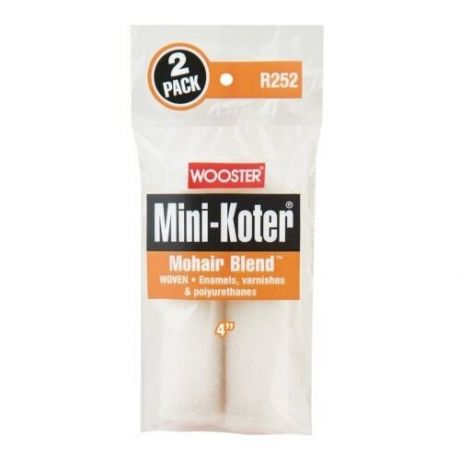 Валик малярный Wooster MOHAIR BLEND™ MINI-KOTER® 2-PACK (4" - 1/4" - гладкий)