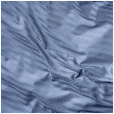 Ткань для постельного белья Шоколад, Страйп- сатин, ширина 240 см, длина отреза 1 метр, 100% хлопок