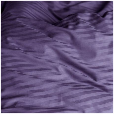 Ткань для постельного белья Индиго, Страйп- сатин, ширина 240 см, длина отреза 11 метров, 100% хлопок