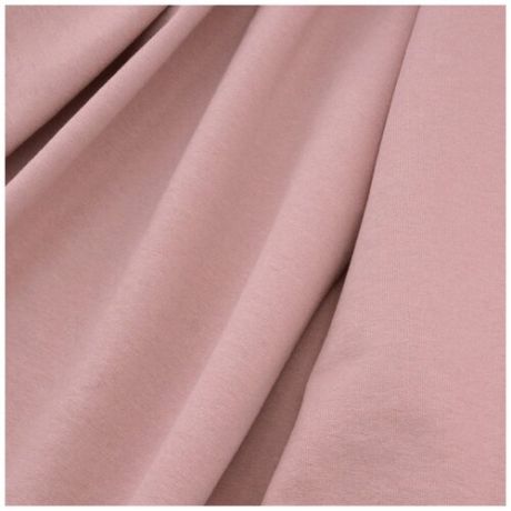 Ткань Футер 2-ка 1м для Свитшот, Брюки, Платье Цвет: Розовый Сильвер