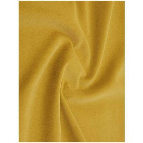 Ткань мебельная (микровелюр) PERFECT 140х100см, цвет темно-желтый