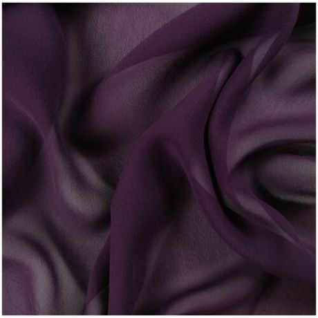 Ткань плательная шифон (фиолетовый) 100% шелк , 50 см * 133 см, италия