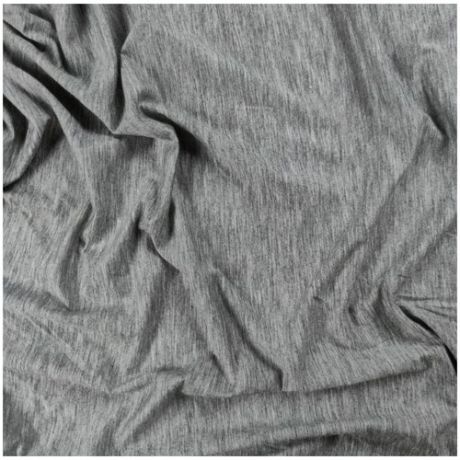 Ткань трикотаж кулирка (серый) 100% хлопок , 50 см * 152 см, италия