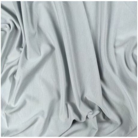 Ткань трикотаж кулирка (серый) 100% вискоза , 50 см * 126 см, италия